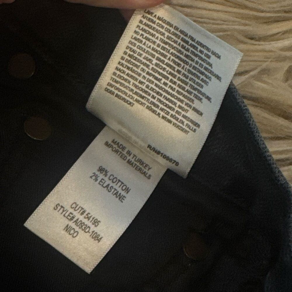 Agolde Nico distressed jeans size 26 - Picture 6 of 7